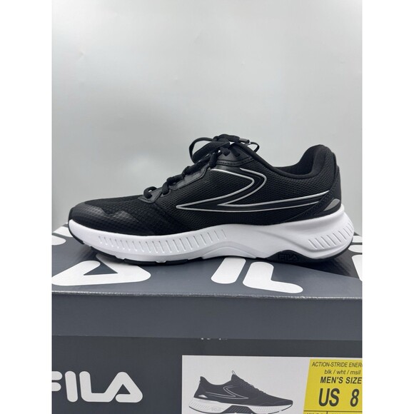 FILA Men’s Action-Stride Energized Black White Athletic Sneakers Shoes Size 8 main image 11
